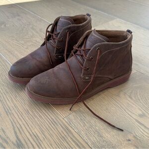 Brown Leather Boys Boots